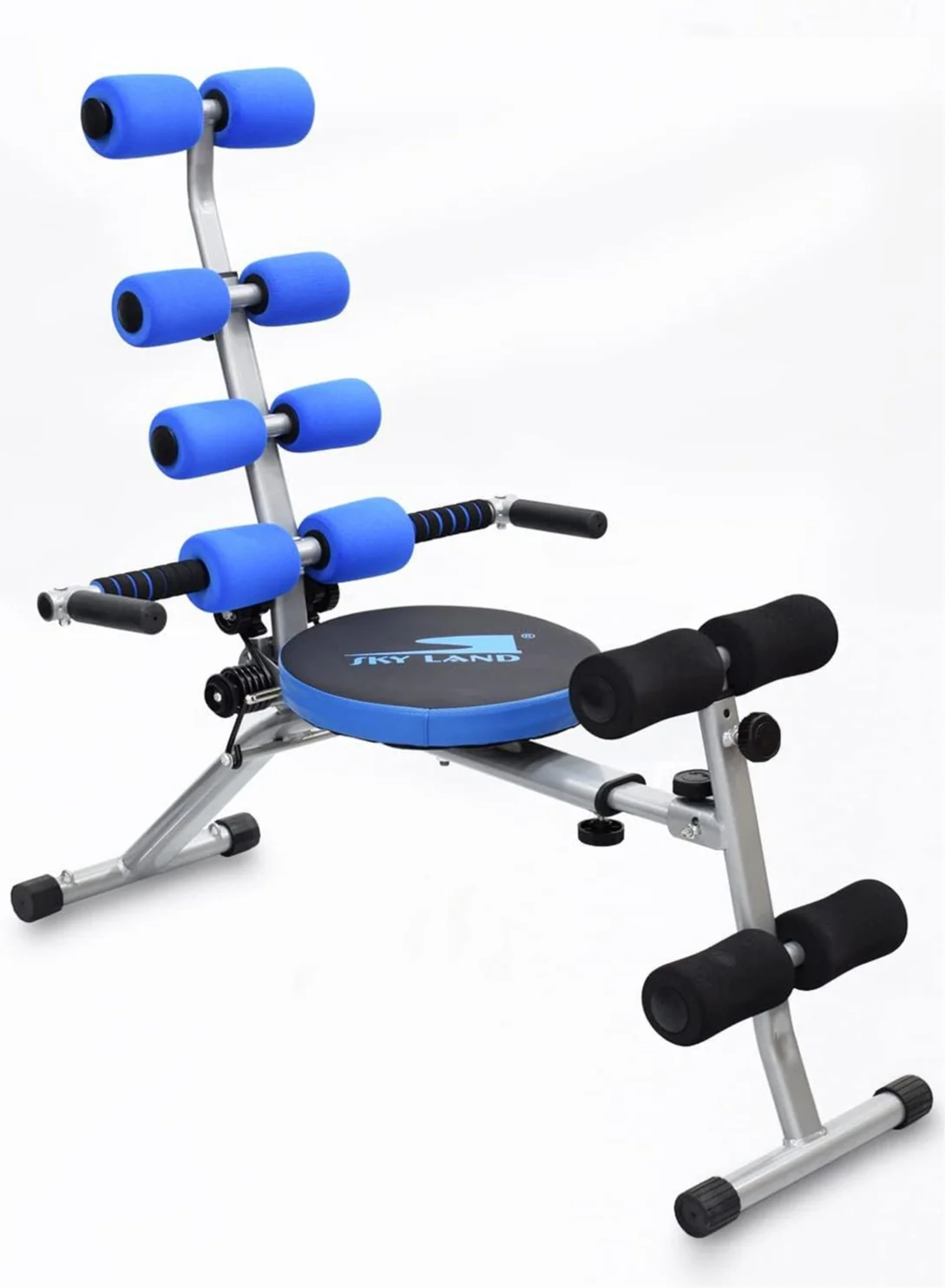 Sky Land Abdominal Trainer Multi-function Adjustable Workout Bench with Twister (Alloy Steel) qad1c