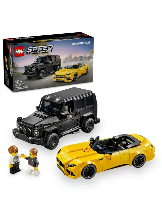 Premium Racing Car Building Block Set Dual Vehicle Model Kit (808 Pieces) 3kbyq