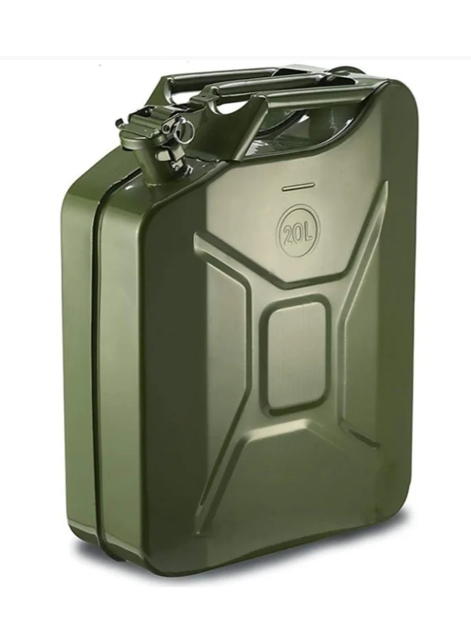 Tuffco Metal Fuel Jerry Can ¨C Heavy-Duty Portable Storage Container for Petrol and Diesel (20L) b330o