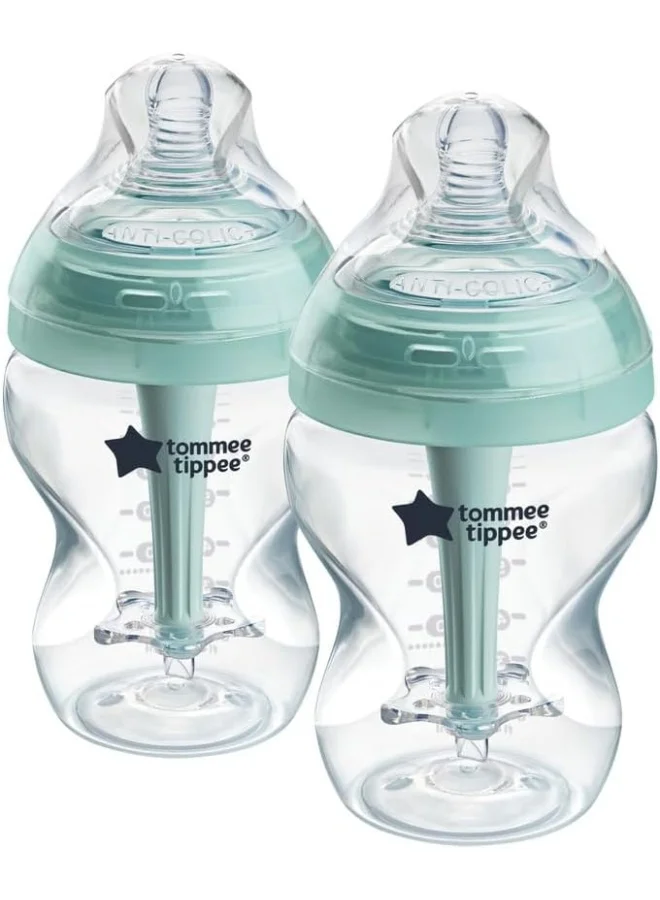 Premium Anti-Colic Baby Feeding Set with Breast-Like Slow Flow Teat (260 mL, Pack of 2) ki2ff
