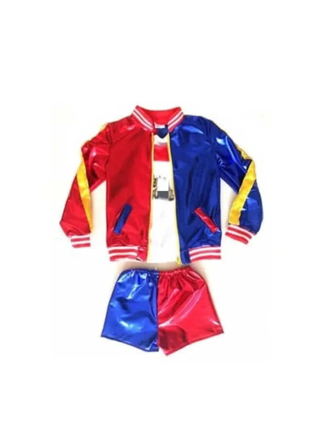 Loquat Baseball Uniform Cosplay Costume Premium Stage Performance Outfit (Red and Blue, Adult) fd0s5