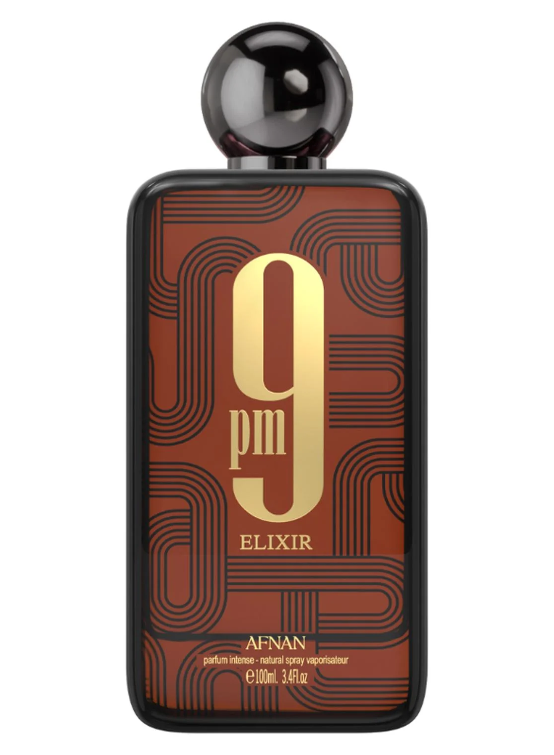 Afnan 9 PM Elixir Intense Eau de Parfum for Unisex (Long-lasting Fragrance, 100 mL) f9nog