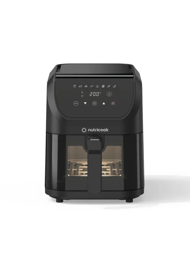 Premium Air Fryer Slim XL Vision 5L 1500W (Black, 5 L) otzlg