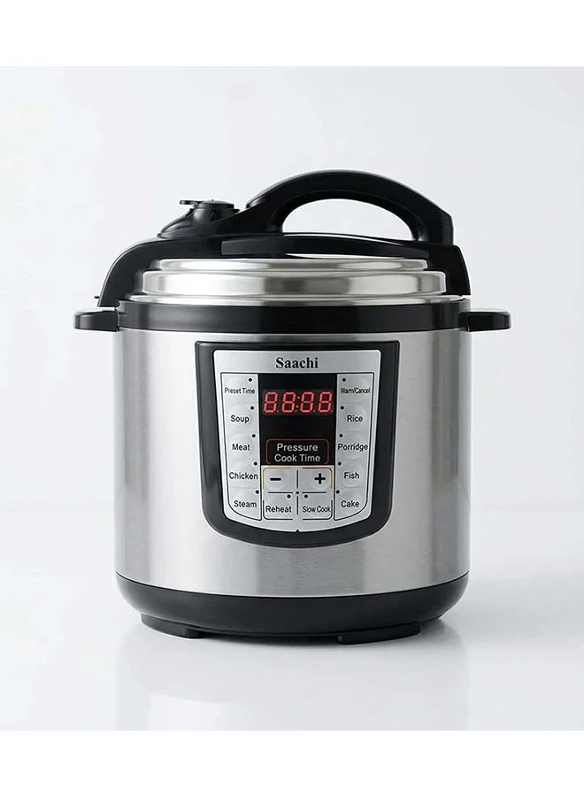 Saachi Electric Pressure Cooker 8L Multi-Cooker with 10 Programs and Non-Stick Inner Pot (Black, 8 L) ck2ks