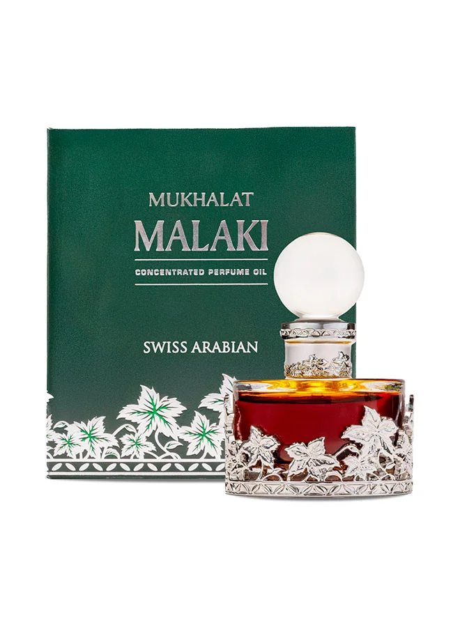 Swiss Arabian Mukhalat Malaki Perfume Oil (Premium Oriental Fragrance, Unisex, 25 mL) ji0ch