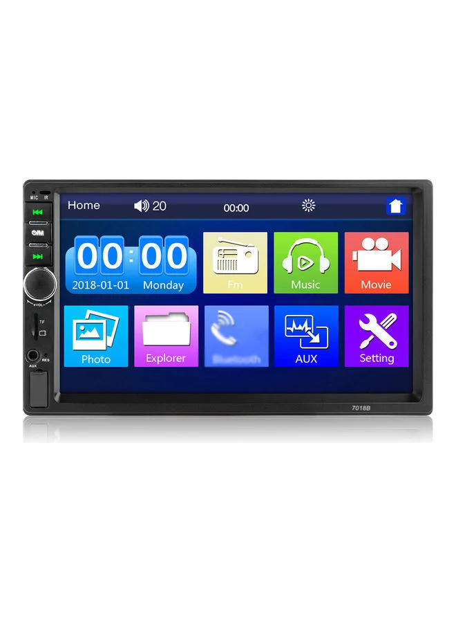 Premium Car Bluetooth Stereo Receiver MP5 Player Multimedia System (ABS Plastic, 17.8 cm x 10.2 cm) k3nuj