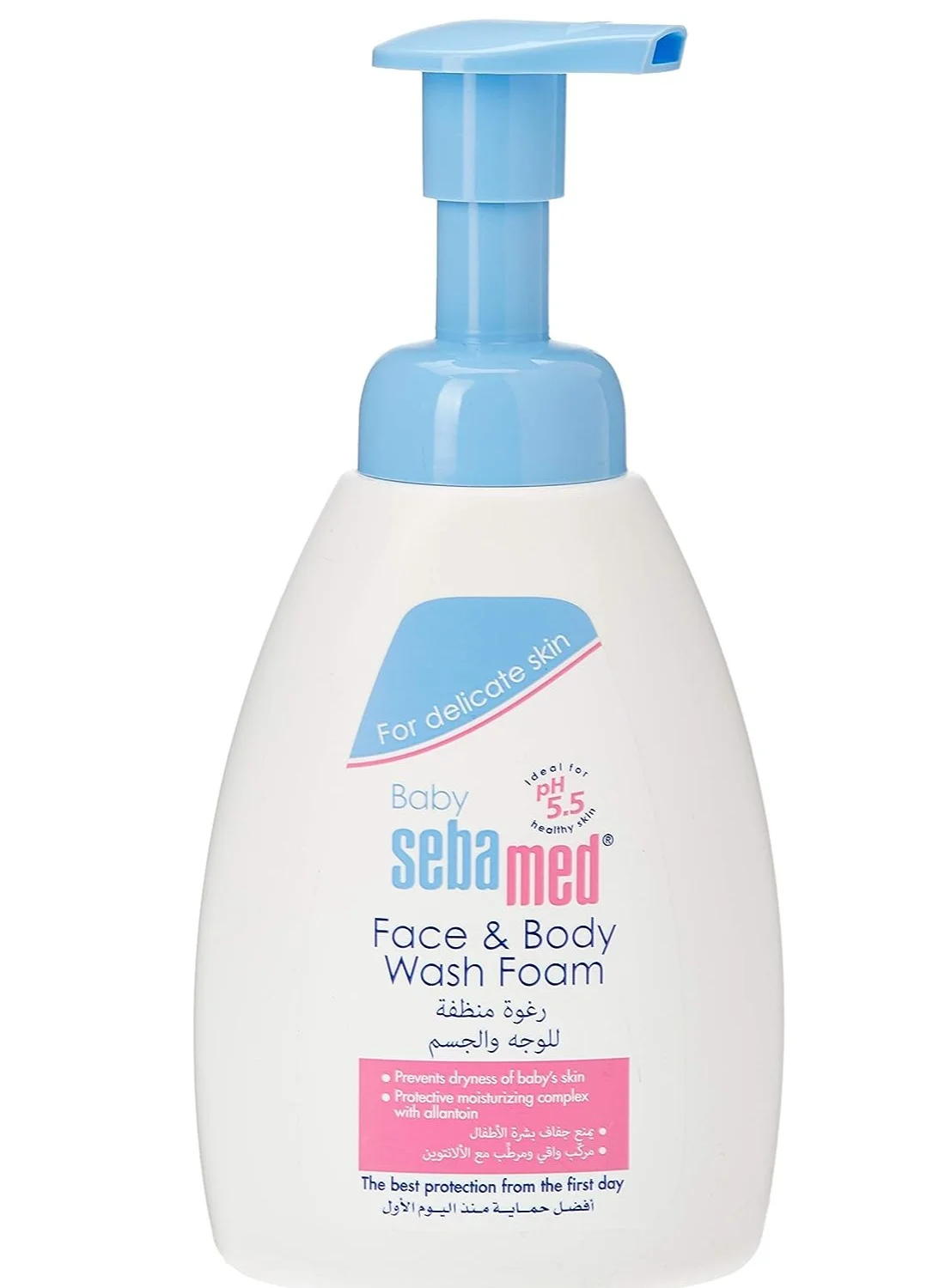 Sebamed Baby Face and Body Wash Foam Gentle Cleansing Formula for Sensitive Skin (400 mL) j7jnf
