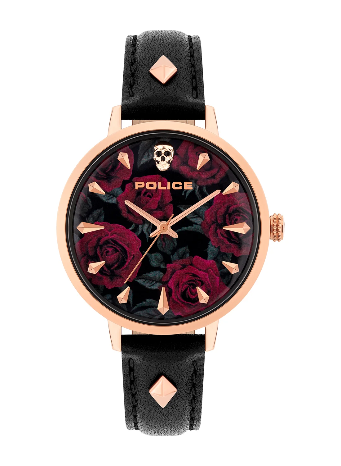 Miona Analog Wrist Watch for Women Premium Leather Strap (Black, 36mm) 5prms