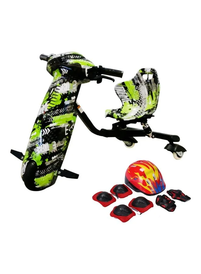 MYTOYS Electric Drift Scooter 360 Degree Spinning Ride-On with Bluetooth Music and LED Lights (36V, Unisex) 71tuj