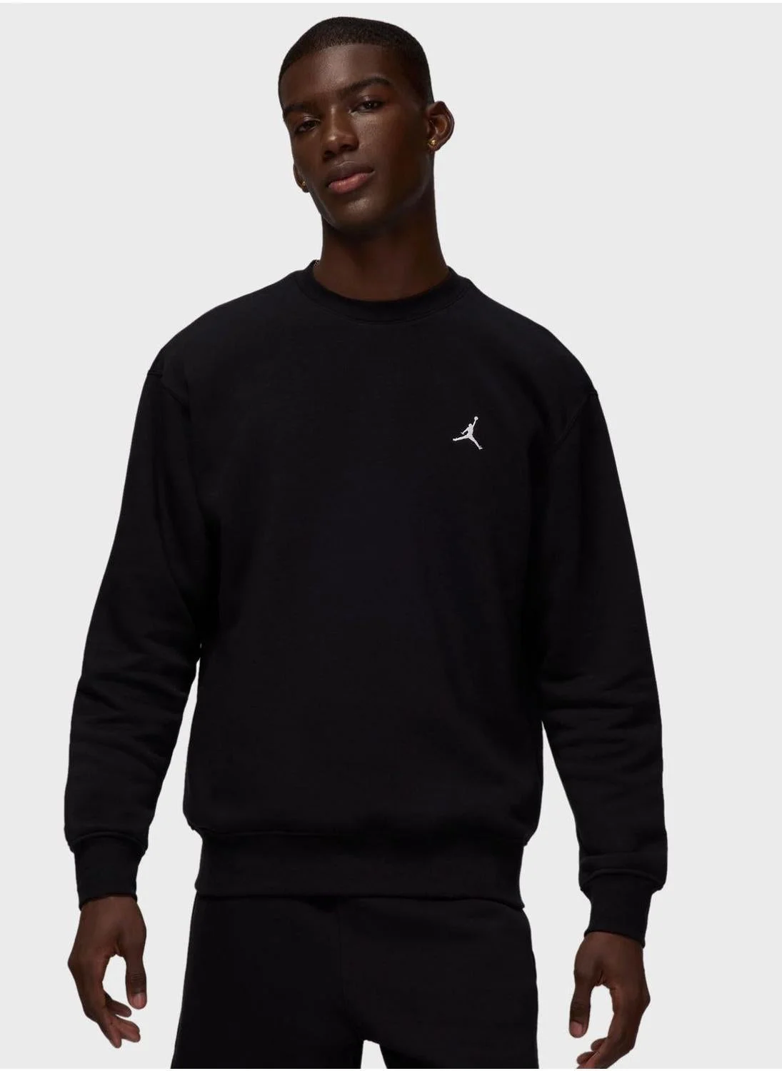 Brooklyn Basketball Fleece Sweatshirt Premium Cotton Pullover For Men (Grey, Large) kp1p3
