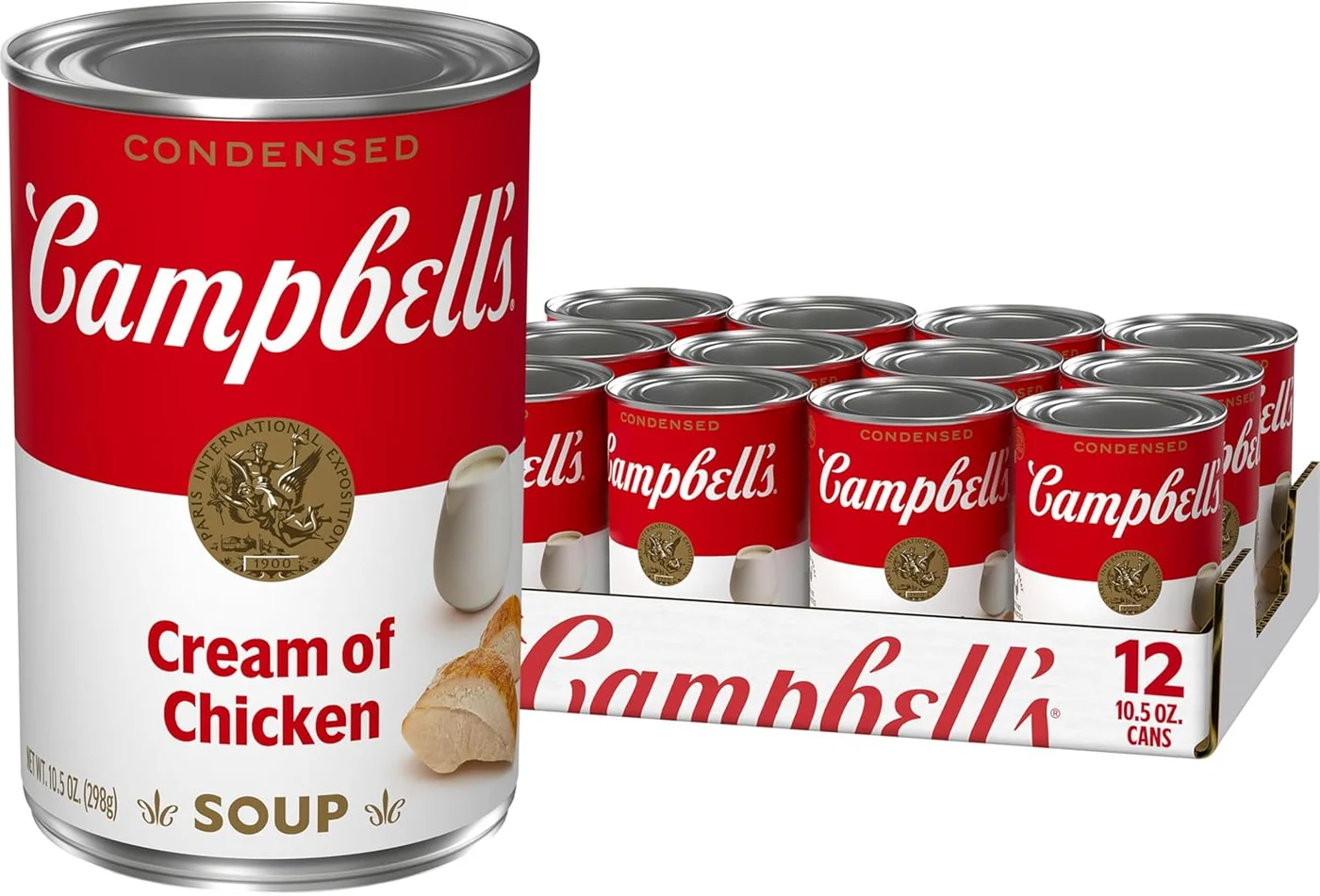 Cream of Chicken Condensed Soup Premium Culinary Base (12 x 298 g) g7d9x