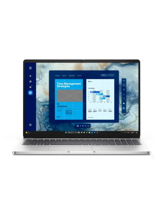 Premium 16-Inch Business Laptop, Intel Core Ultra 5, 8GB RAM, 512GB SSD, FHD+ Display, Backlit Arabic Keyboard, Ubuntu OS (Silver) g66pa