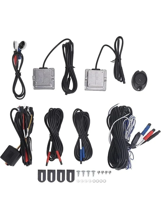 SHEZA STAR Blind Spot Detection System 24GHz Radar Sensor with LED Buzzer Alert for Safe Lane Changing (Universal Fit) olrc4