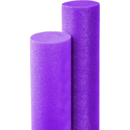Premium Floating Pool Noodle Foam Swim Aid Durable Buoyancy Accessory for Water Recreation (Purple, 132 cm) gvite