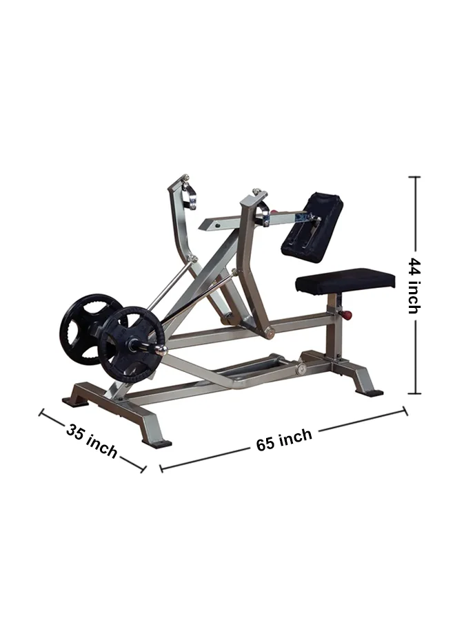 Body Solid Leverage Seated Row Machine Professional Strength Training Equipment (Heavy-Duty Steel, 150 kg) ex4m2