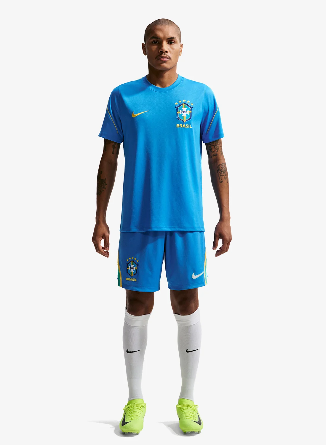 Athletic Brazil 2026 Home Shorts Lightweight Breathable Performance Apparel for Fans (Adult, Medium) ler5u