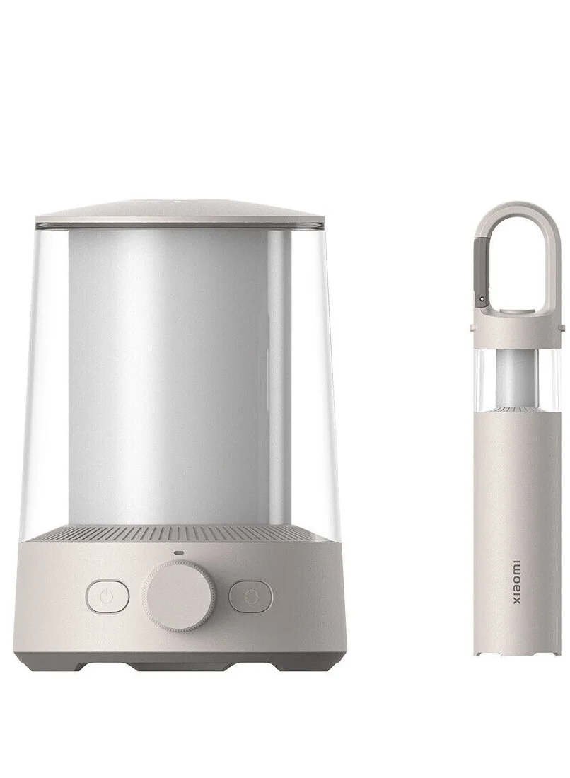 Smart Multi-function Camping Lantern with Bluetooth Control and 4800mAh Rechargeable Battery (IP54 Water Resistant) qej5s