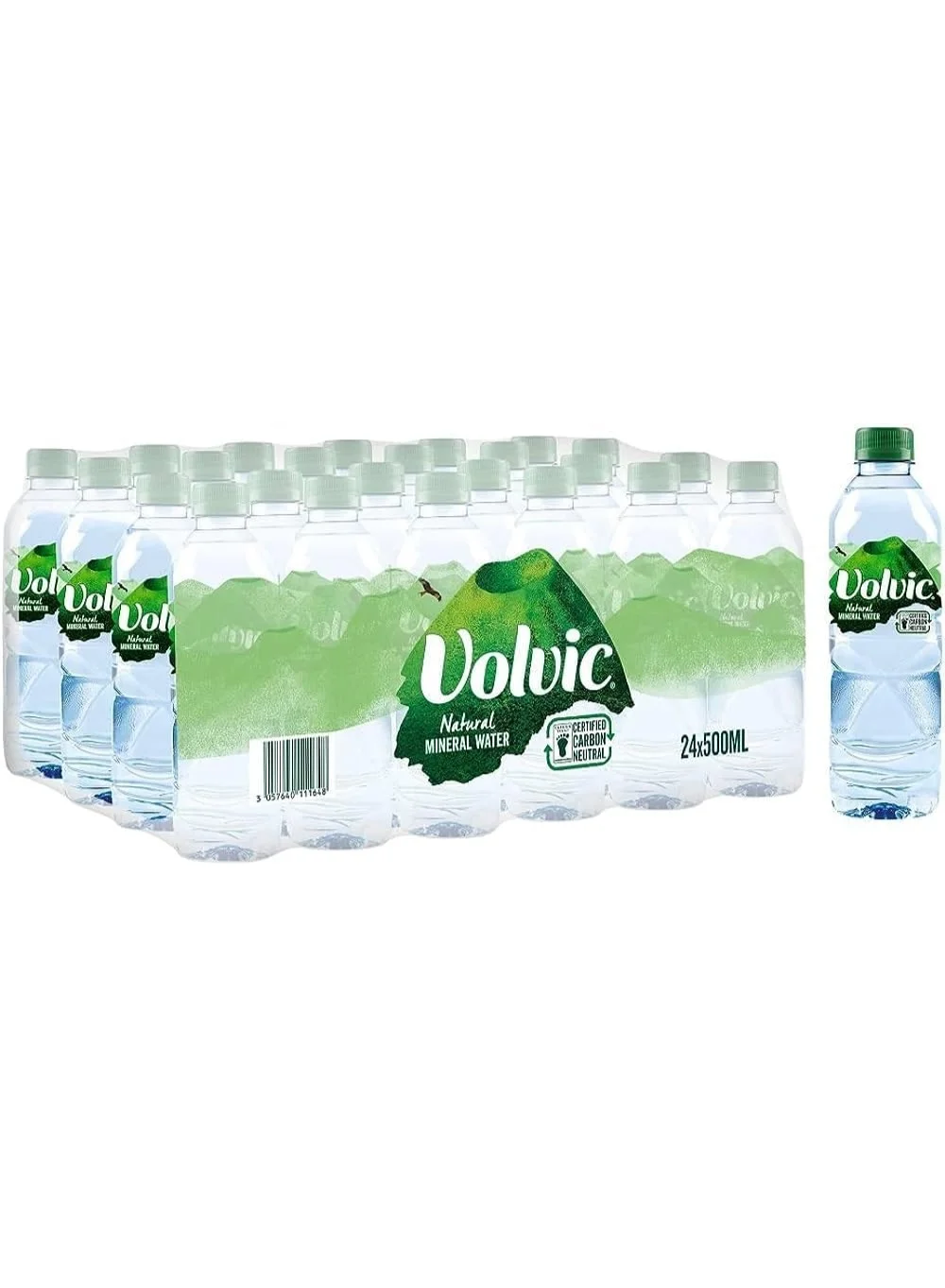 Premium Natural Mineral Water Refreshing Hydration (Pack of 24, 500 mL) woahi