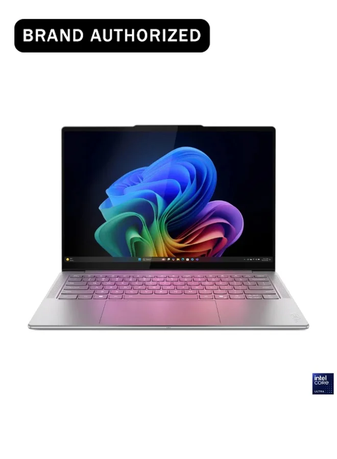Premium AI Laptop 14-inch 2.8K OLED Display, Intel Core Ultra 7, 32GB RAM, 1TB SSD, Windows 11, Backlit English/Arabic Keyboard (Luna Grey) sm36f