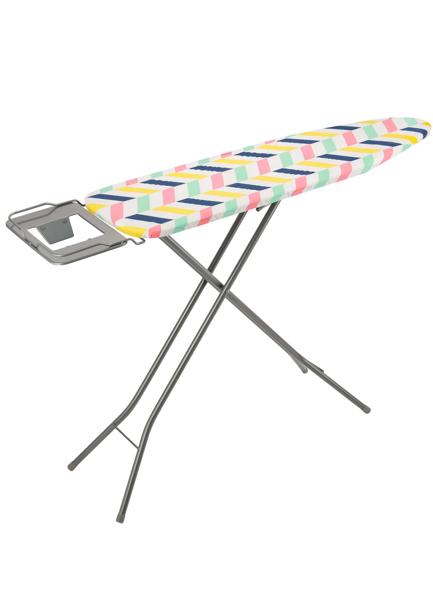 Delcasa Premium Ironing Board with Adjustable Height Mechanism and Heat Resistant Cotton Cover (110x34 cm) gopbj