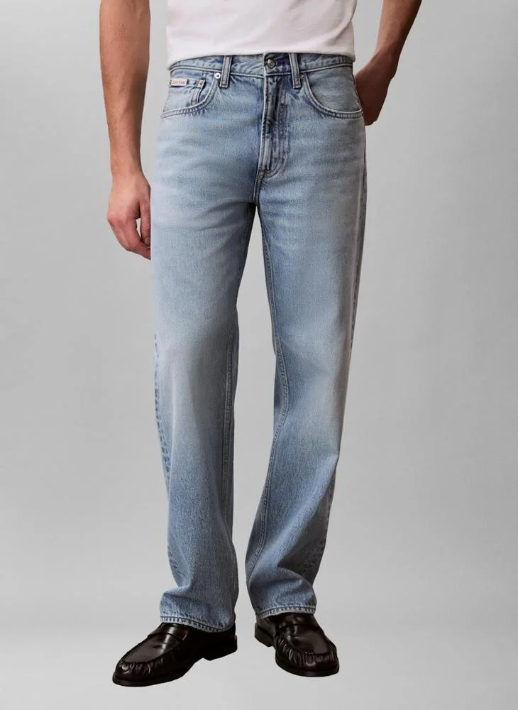 Premium 90s Straight Leg Denim Jeans for Women (Classic Blue, 30 Inch Waist) zqqa3