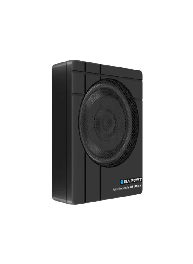 Premium Active Underseat Car Subwoofer 8-Inch Slim Aluminium Enclosure with Built-In Class-D Amplifier 180W RMS snrgz