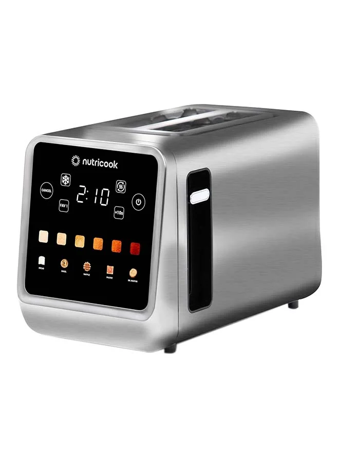 Toasti 2-Slice Electric Toaster Premium Countertop Bread Toaster (Silver, 850 W) 625lw