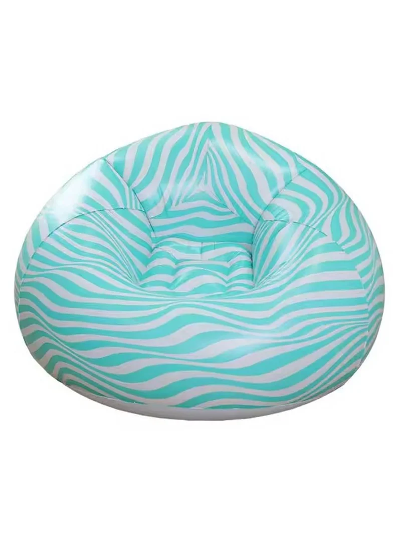FEND Inflatable Lounge Chair with Air Pump Portable Seating for Indoor and Outdoor Use (150 cm x 85 cm) iz7ty
