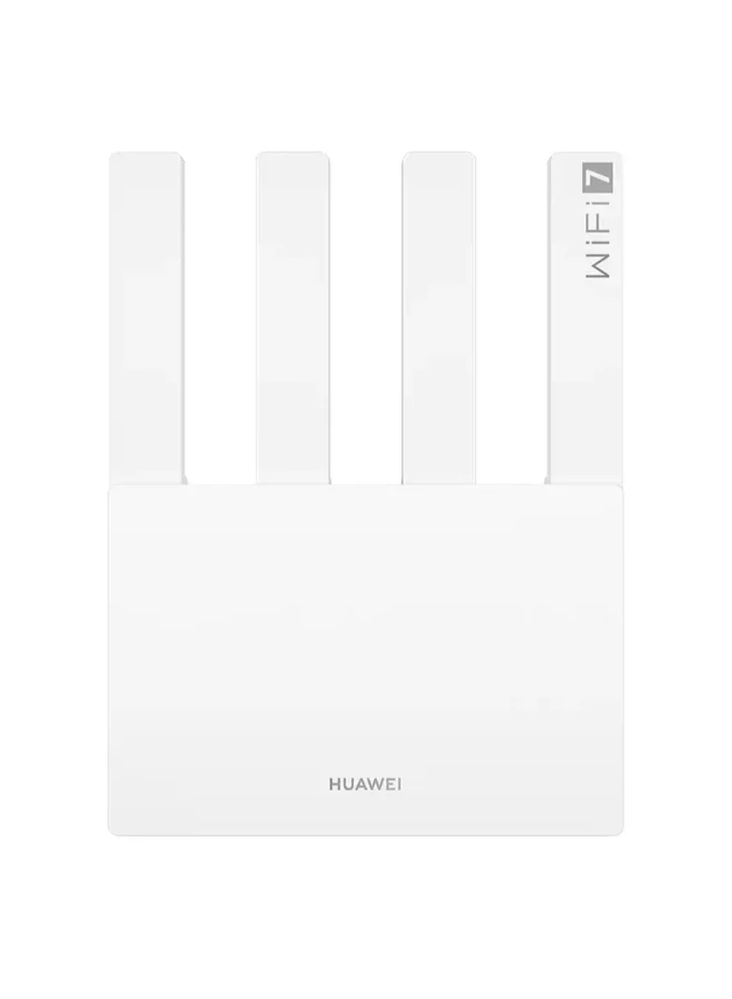 Smart BE3 Dual-Band Router Wi-Fi 7 High-Speed Wireless Internet Device with 4 Ethernet Ports for Home and Office (White) qm85l