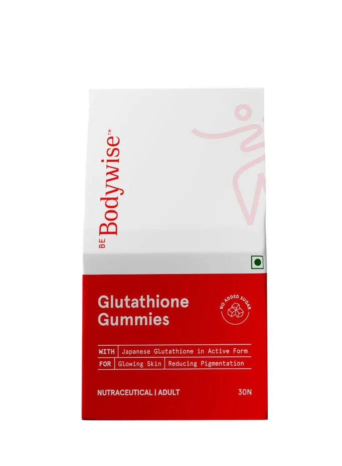Premium L-Glutathione Gummies with Vitamin C for Radiant Skin Support (30 Count) puoji