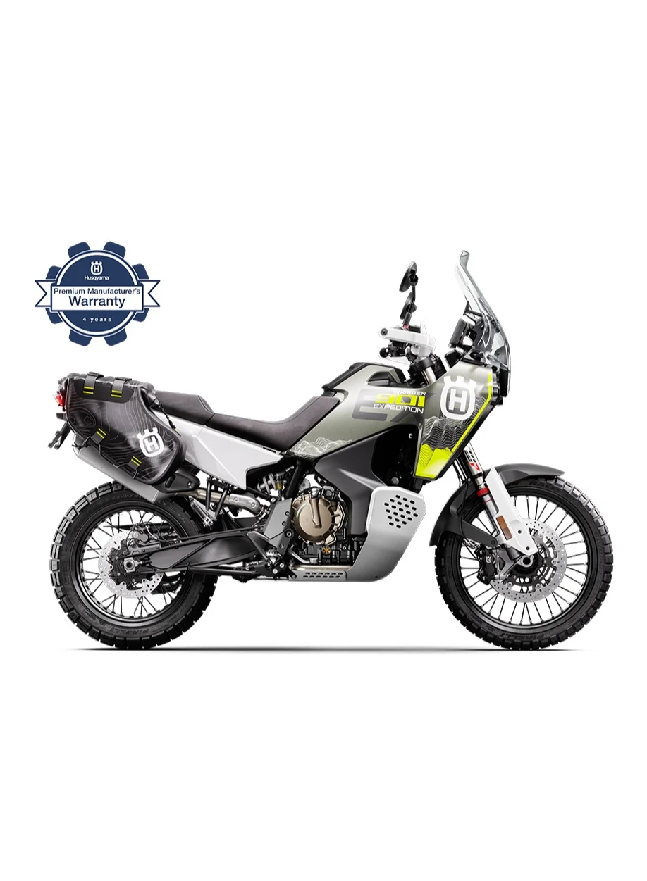 Premium Adventure Motorcycle Expedition Gear Set for Norden 901 (Black, One Size) v4ehx
