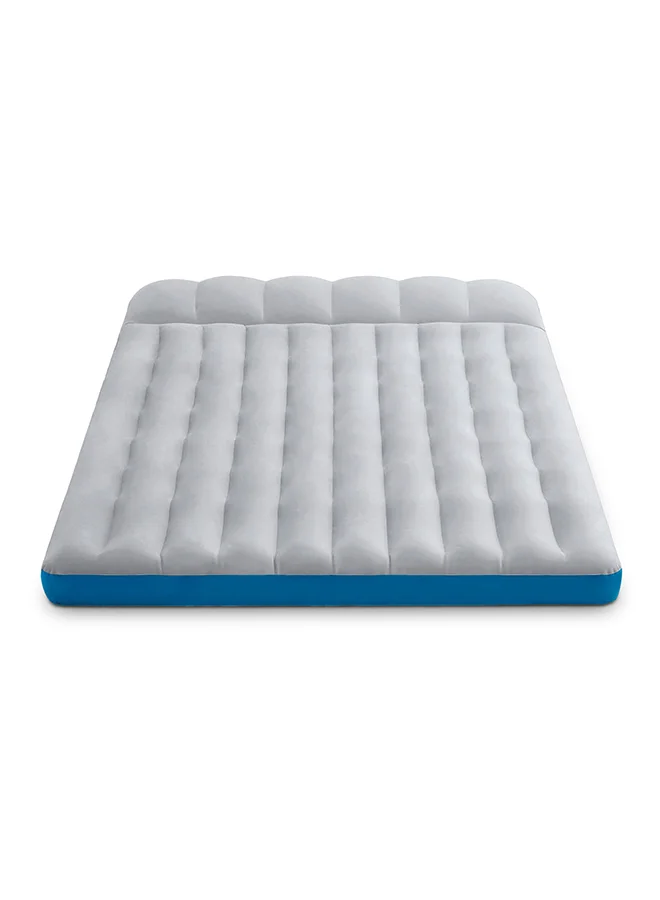 Premium Inflatable Camping Mat and Airbed Combo (Grey/Blue, 193x127x24cm) ykgri