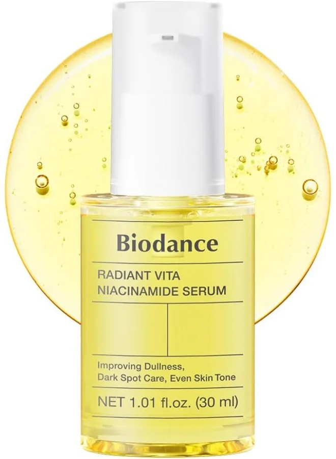 BIODANCE Radiant Vita Niacinamide Serum for Even Tone and Dark Spot Care with Vitamin C (30 mL) jgij0