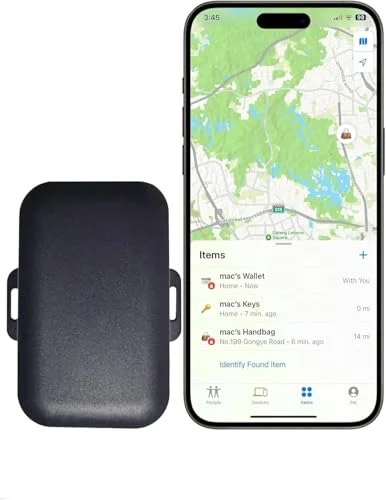IOOIOO GPS Tracker for Vehicles and Assets, Long-Life Battery Asset Locator for Cars, Trucks, and Luggage (1 Unit) fntj2