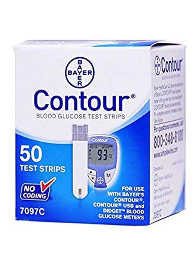Blood Glucose Test Strips for Diabetes Monitoring (50 Count) r1tzl