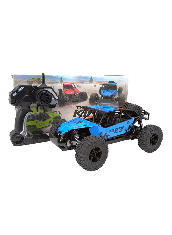 Premium Remote Control Rock Crawler Racing Car High-Speed Off-Road Vehicle with Die Cast Metal Body (1:18 Scale) amb9g