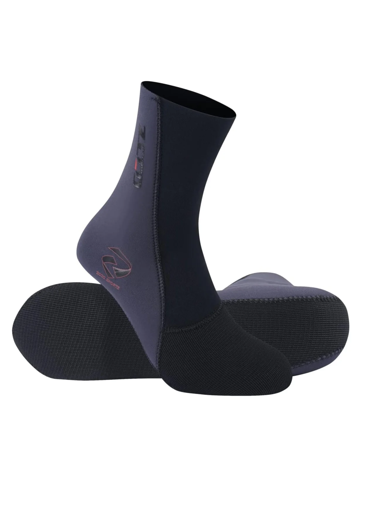 SYOSI Premium Neoprene Dive Socks 3mm Flexible Water Sports Footwear for Swimming and Snorkeling (Black, 3mm) iizfo