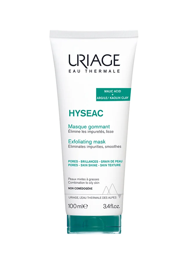 Uriage Hyseac Exfoliating Purifying Face Mask for Oily and Blemish-Prone Skin (100 mL) pwlqi