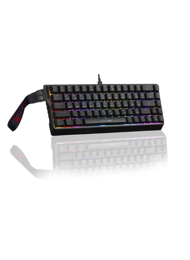 Premium 60% Magnetic Mechanical Keyboard RGB Wired Gaming Keyboard with Hot-Swappable Switches (Pink, 68-Key) 5lm2s