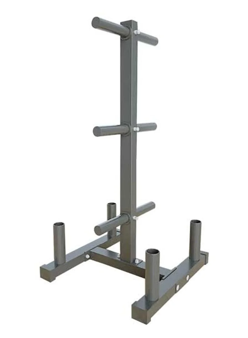 Powermax Fitness Plate Rack Heavy Duty Weight Storage Stand for Home Gym (Alloy Steel, 350 kg Capacity) psf6b