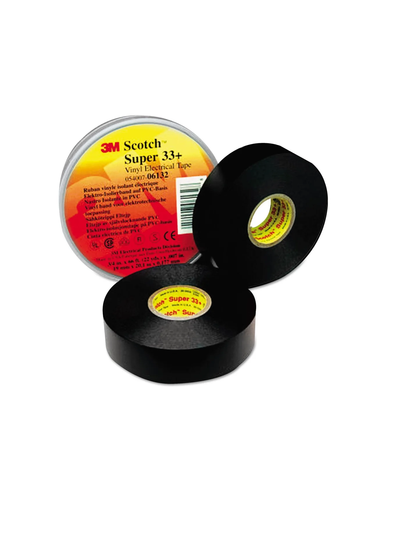 Premium Vinyl Electrical Tape Professional Grade Insulation Adhesive (Black, 19mm x 20m) zd0ce