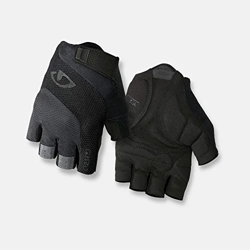 Premium Cycling Gel Gloves Breathable Shock-Absorbing Athletic Hand Protection (Black, Large) wk8i8