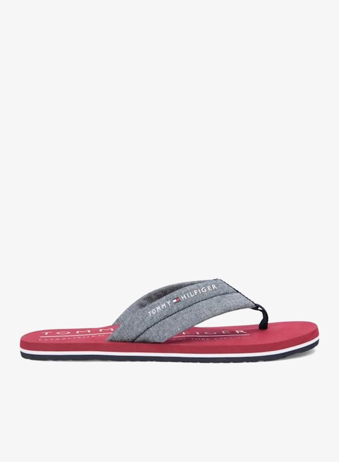 Premium Linen Chambray Jacquard Flip-Flops Lightweight Summer Sandals for Women (One Size) 6w75a