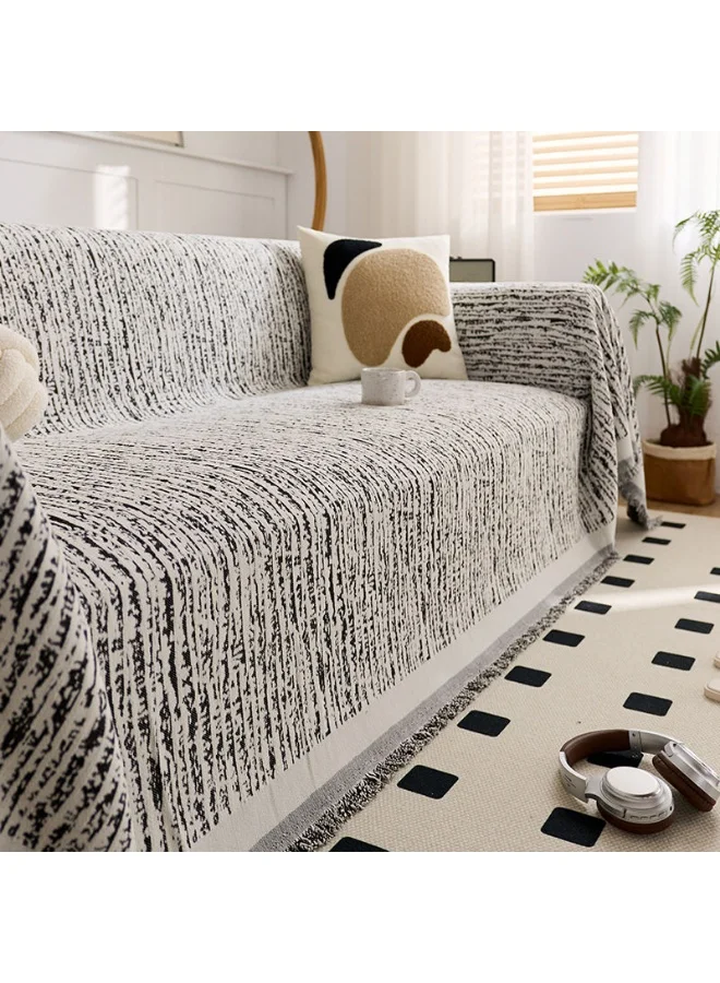 Turquoize All-Season Soft Chenille Sofa Cover Non-Slip Furniture Protector for Living Room (1-Seater to 4-Seater) ulyr5