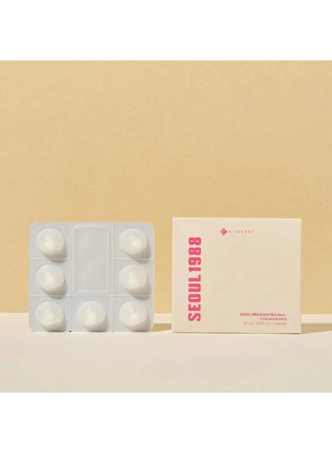 K-SECRET Seoul 1988 Boosting Ball Collagen Firming Treatment (7 Capsules) etcyd