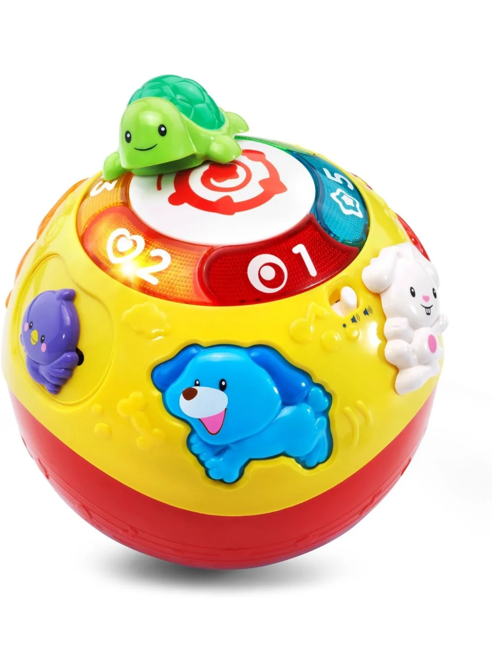 Interactive Crawl and Learn Magical Light Ball with Music and Animal Sounds (Multicolour, 15 cm) efe2a