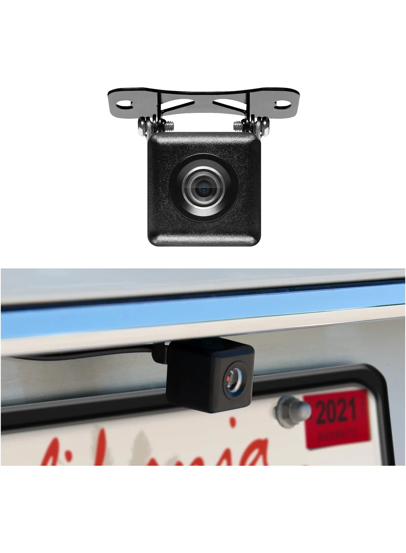 Premium Rearview Car Backup Camera High Resolution 170 Degree Wide Angle Waterproof Night Vision (1 Unit) en7zb
