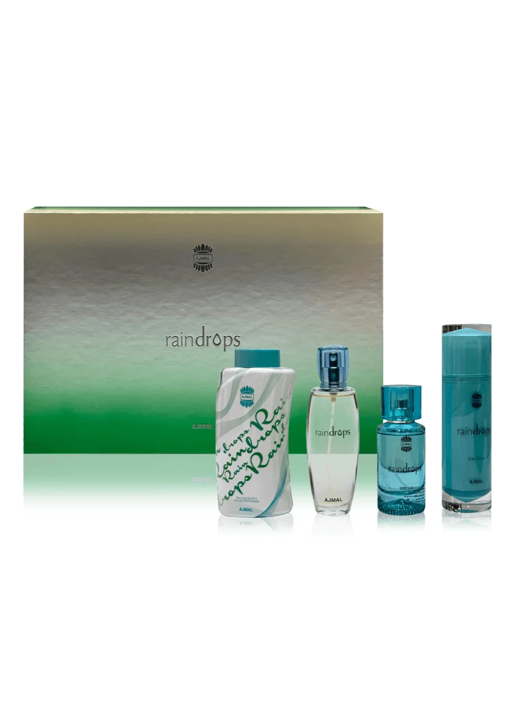 Ajmal Raindrops Fragrance Gift Set for Women Elegant Long-Lasting Scent Collection (50 mL) yqlq6