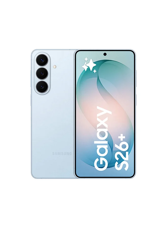 Ultra-HD S26 Plus 5G Smartphone (Sky Blue, 12GB RAM, 256GB Storage) Dual SIM Premium Mobile Device ron2e