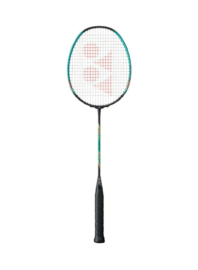 Premium Badminton Racket Lightweight Professional Graphite Frame (Turquoise, 80 g) t4swk